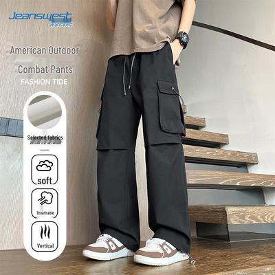 Jeanswest Men's Water-Repellent Straight-Leg Outdoor Pants