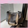 Large Capacity Solid Color Summer Women's Fashion Minimalist Commuter Tote Bag