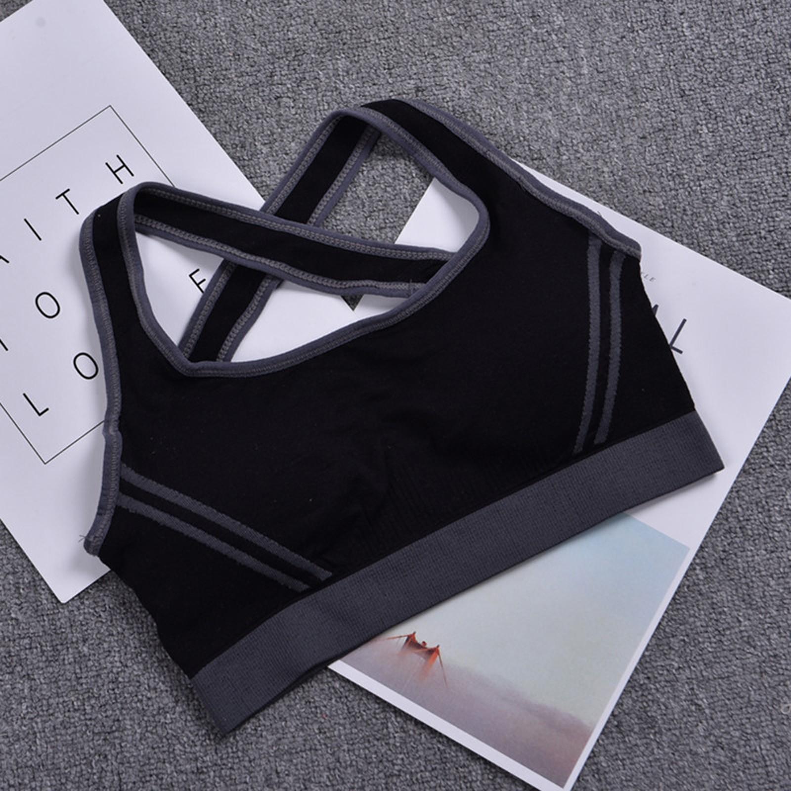 

Модные спортивные бюстгальтеры со съемными подушечками Push Up Фитнес-тренировки Йога-бюстгальтер для женщин XL