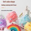 Cute Rainbow Cake Bath Sponge Set