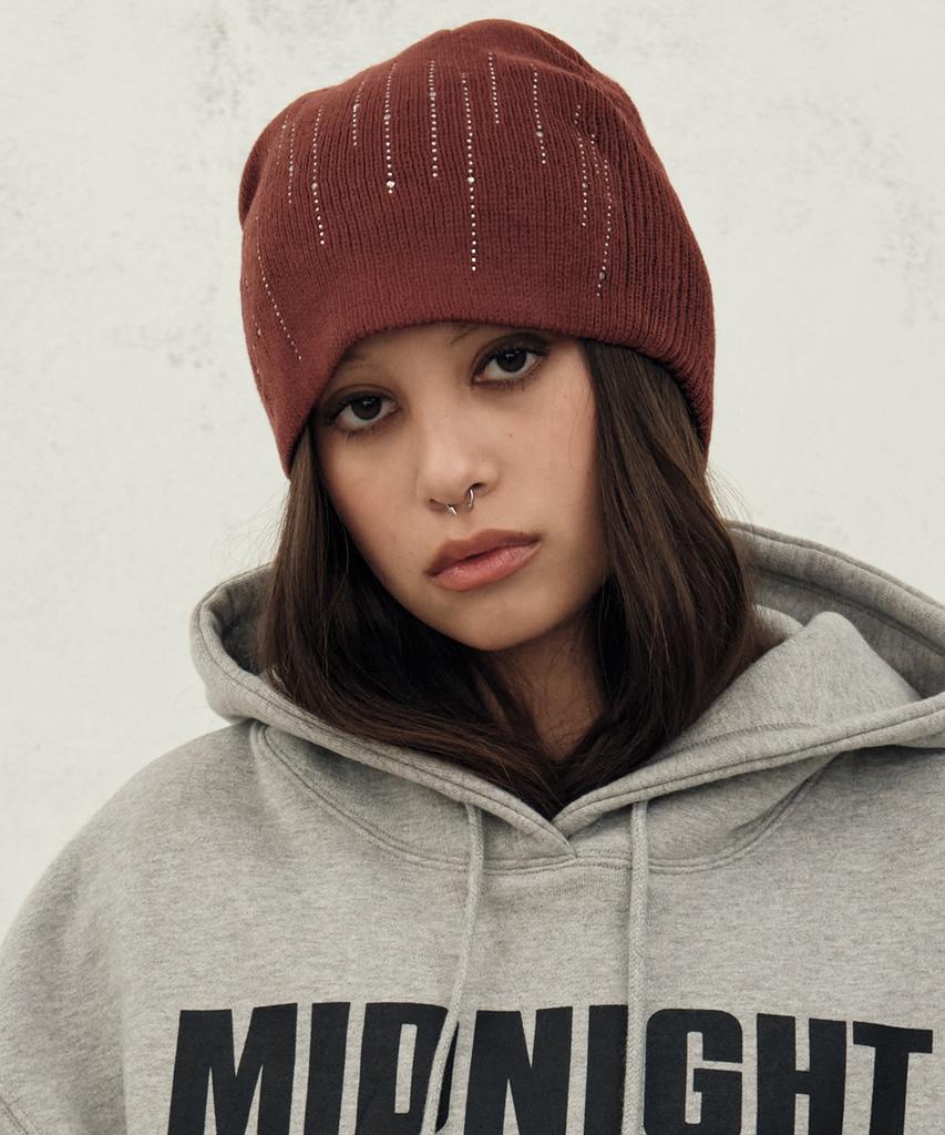 MIDNIGHT MOVE Cb Beanie (Wine)