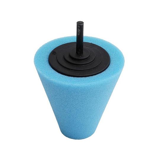 Leštící stopka náboje kola automobilu 6mm Leštící houba kuželová kovová pěnová podložka