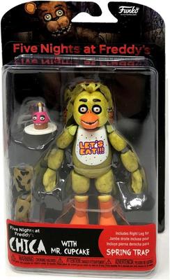 Five Nights at Funko 5palcová akční figurka Spring Trap Series Chica FIVE NIGHTS AT 2020 FUNKO SPRING TRAP WAVE CHICA Zahraniční Hra Hororová Aplikace Western
