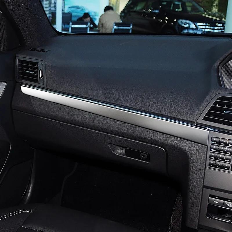 Hot Interior Mouldings RHD Car For Mercedes Benz E Class Coupe W207 C207 2009-2016 Dashboard Panel Trim Strips Decoration Sticke