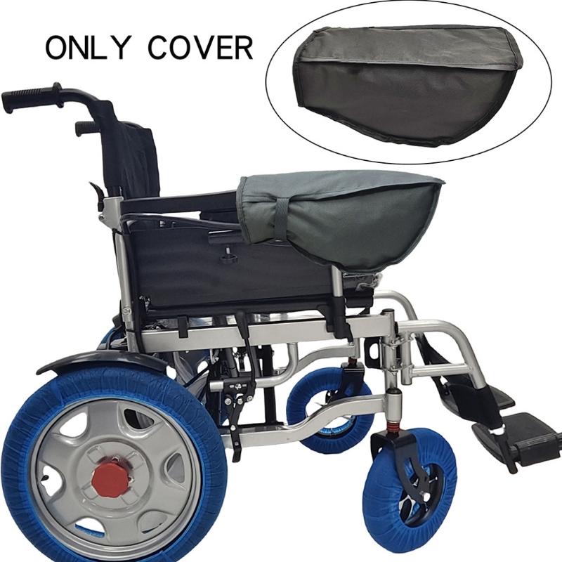 Wheelchair Drive Panel Hand Shelter Cover with Closure Flap, Contoured Double Layer Polyester Control Cover for Cold Weather Daily Travel