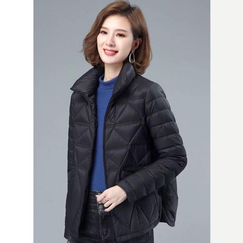 2026 New Plus-size Thin Light Down Cotton Jacket Female Short Coat Autumn Winter Women's Loose Cotton Jacket Winter Light Cotton Jacket