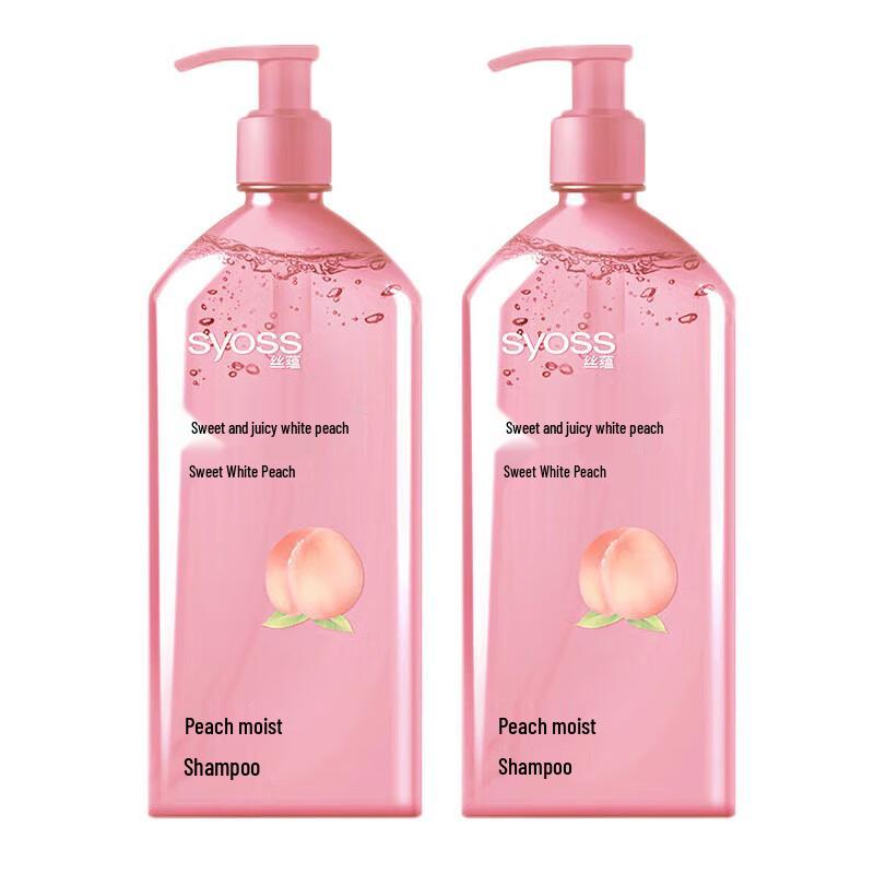 Syoss Peach Blossom Smoothing Shampoo (Twin Pack)