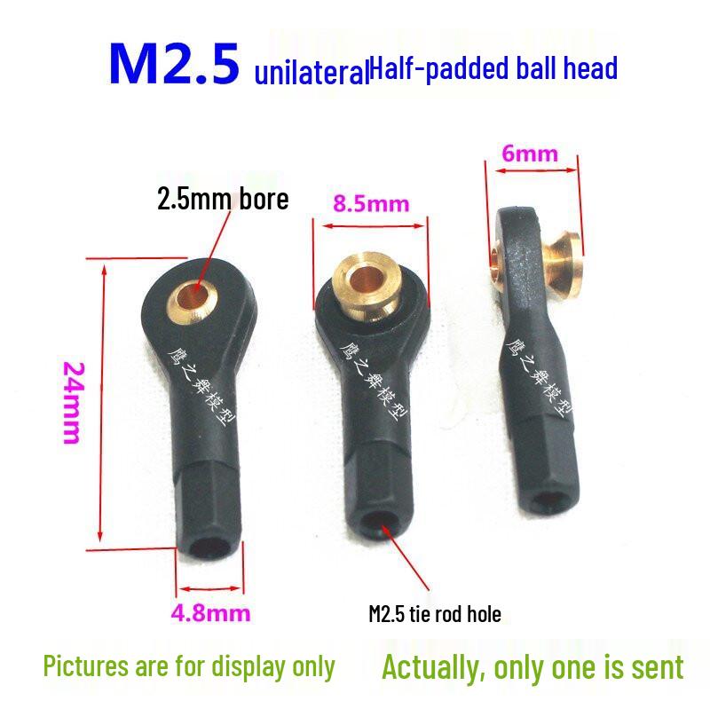 M2/M2.5/M3 Plastic Universal Ball Joint Buckle for Model Robot Servo Actuator