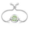 Women's Openable Titanium Steel Essential Oil Diffuser Bracelet