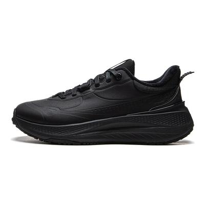 Li Ning SOFT PLUS Slip Resistant Abrasion Resistant Low Top Casual Shoes Men's Black AGLU097-1