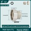 1-Inch All-Copper PPR20 Solar Water Heater Union Fittings with Female Thread, Hot Melt Pipe Connector 25 & 32.