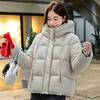New winter European puffs short down cotton clothes women's foreign style thickened jackets student bread clothes tide