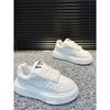Autumn and winter new platform casual shoes velvet warm dad shoes low-top lace-up bread shoes qs
