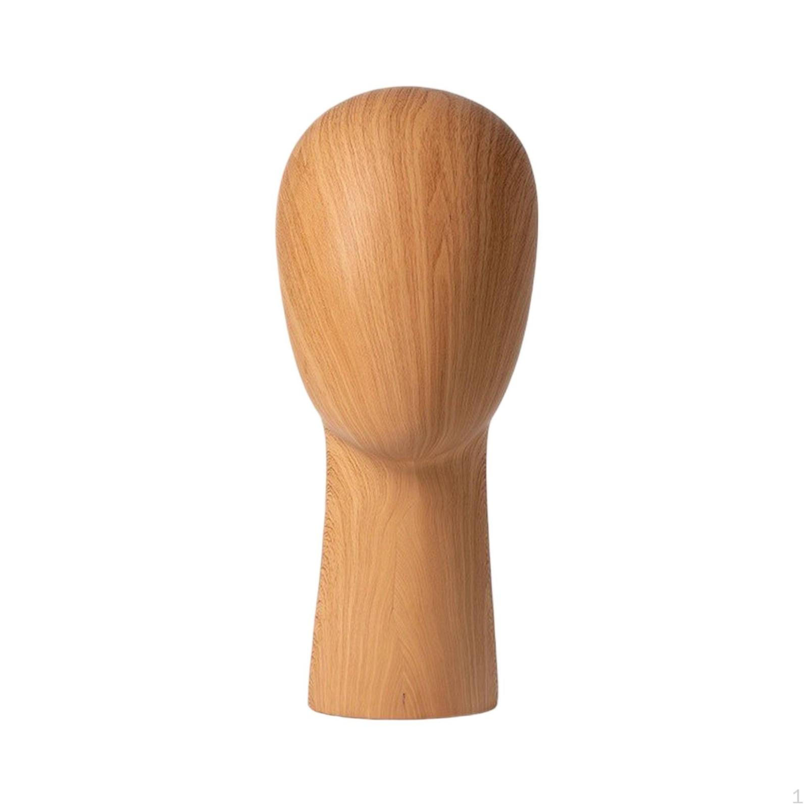 Mannequin Head Stand Tabletop with Wooden