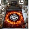 Tappeto Morbido Antiscivolo per Interni con Motivo Calcio Manchester United FC Tappetino Decorativo Sportivo per Camera da Letto