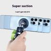 Magnetic Car Phone Holder Suction Cup Phone Mount Stand Universal 360 Degree Rotating Holder for Phone 16 15 14