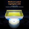 Światło Kempingowe LED Solarne i Ładowane przez USB Żarówka Wysokiej Mocy Lampa Namiotowa Zewnętrzna Przenośna Latarnia Światła Awaryjne Do Grilla Wędrówek