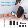 Pipe Water Stopper Kit, Hot-Melt Water Stop Pin Needles for Fast Water Line Pipe Leakage Repairs, Stainless Steel Copper Pipe Water Stopper Tool for