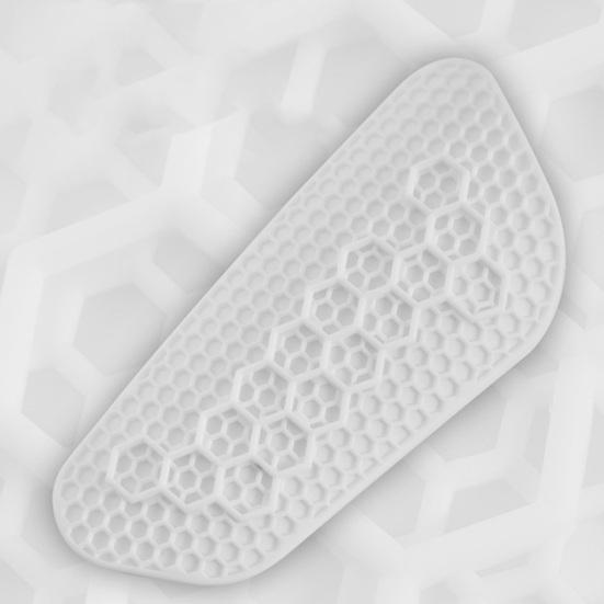 Flexible Soft Shin Guards Honeycomb Soccer Shin Pads Shock Absorption Silicone Protective Leg Guard for Football Soccer