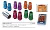 WORK Long Type Lock Nut Lightweight Racing M12 X Total Length Set, Nuts, Purple, 19HEX, P1.25, 50mm, WORKRANUT-PU125