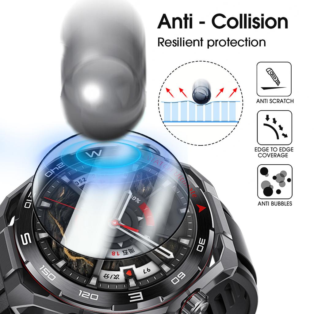 1-3 Stück Displayschutzfolien für Huawei Watch Ultimate 2/Ultimate HD Clear Kratzfest Schutzfolien Smartwatch Zubehör