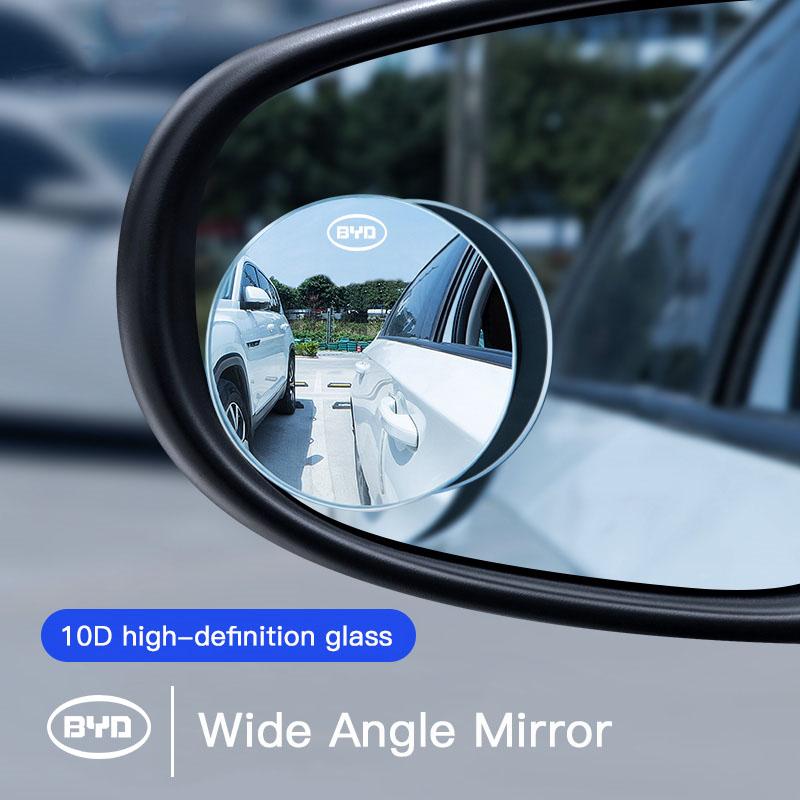 Car Rearview Mirror 360° Small Round Mirror Auto Accessories For BYD Atto 3 Yuan Plus Han Tang EV F3 E6 Dmi Song F0 Qin Pro G3