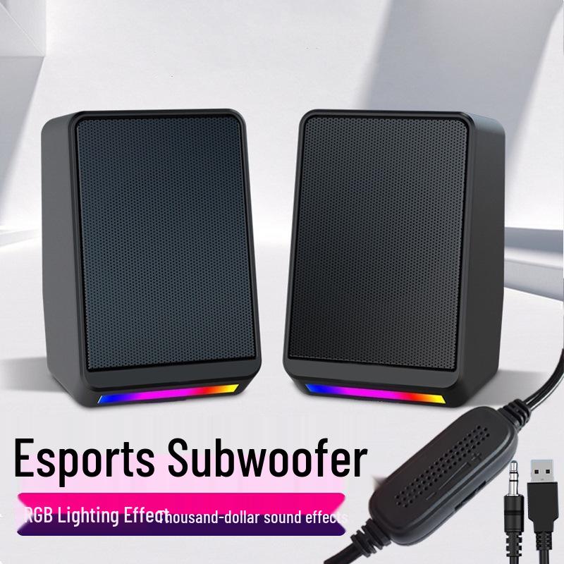 Mini USB Wired Gaming Speakers for Desktop & Laptop