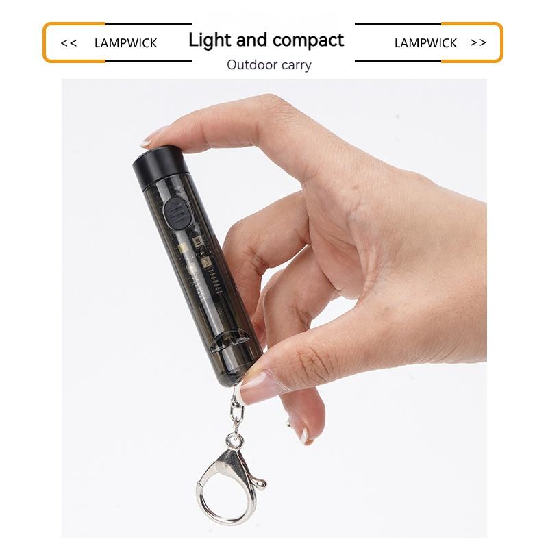 LED Mini Taschenlampe Tragbare Schlüssel Taschenlampe Camplight Outdoor Wasserdicht Ultraleicht Angeln Wandern Notfall Pfeife Schlüsselbund Lampe