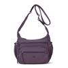 Multi-Pocket Nylon Bag Commuter Multifunctional Shoulder Crossbody Portable Small Square Bag