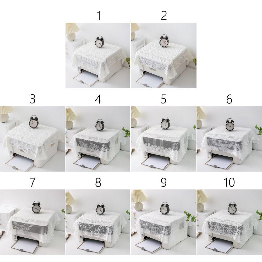 1Pcs Lace Fax Machine Dustproof Cover Universal Rice Cooker Protector Kitchen Office Supply