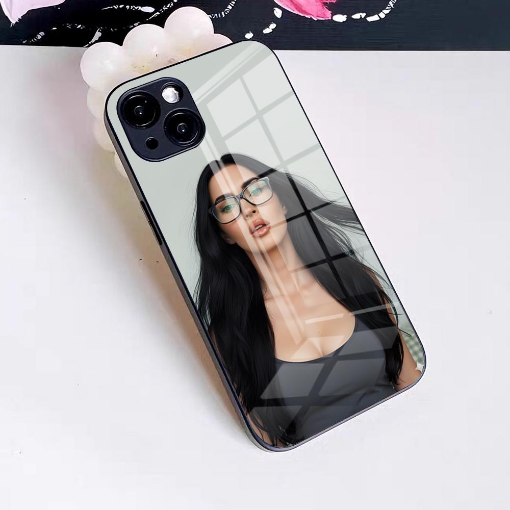 

Чехол для телефона Megan D-Denise F-Fox Для IPhone 17 Pro Max 16 15 14 Pro Max 13 11 X Xs Xr 8 7Plus Стеклянная крышка iPhone 16