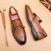 High Quality Leather Men Tassel Loafers Dress Shoes Slip On Male Shoes Casual Shoes Man Party Wedding Footwear Big Size 38-47