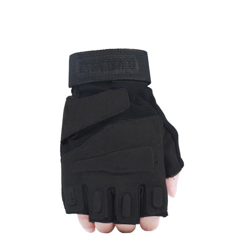 Qi Shen Yi Black Hawk Half-Finger Tactical Gloves XL
