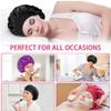 1/3/5/10pcs mix Satin Bonnet Silk Hair Bonnet for Sleeping Sleep Bonnets for Women Large Wide Soft Band Sleep Cap for Curly Hair
