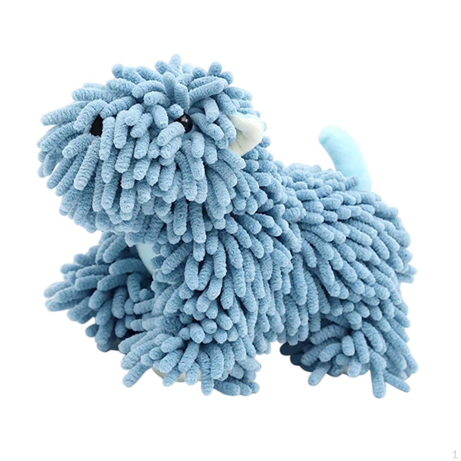 

Chenille Bath Hand Towel, Dog Shaped Multi-Purpose Decorative Home Comfortable Ball Towel.