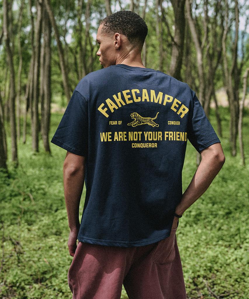 FAKE CAMPER Tiger Original Vintage Short Sleeve T-Shirt [Navy]