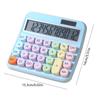 Cute 12 Digit Large LCD Display Calculator Mechanical Switches Calculator with Large LCD Display for Office Work Student