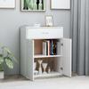 VidaXL Buffet Blanc 60 x 30 x 75 cm Aggloméré