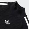 adidas Originals Women's Premium Knit Turtleneck Crop Top Black JI7058