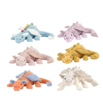 Internetová celebrita sky dragon panenka zábavná jely plyšová hračka duhová sněžná dračí panenka velký házecí polštář dárek