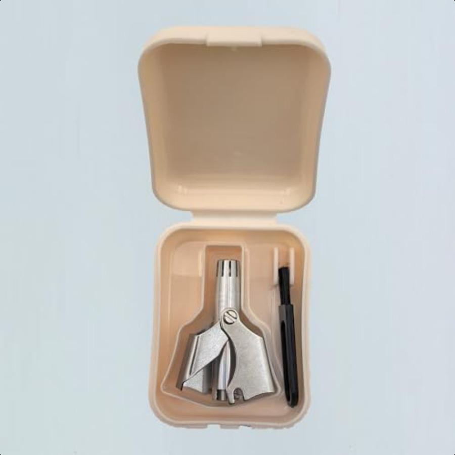 

Триммер для волос в носу для мужчин Мужской триммер для волос в носу Ручной триммер для волос в носу Водонепроницаемый Плавно подстригает десятью лезвиями с двойной кромкой United States