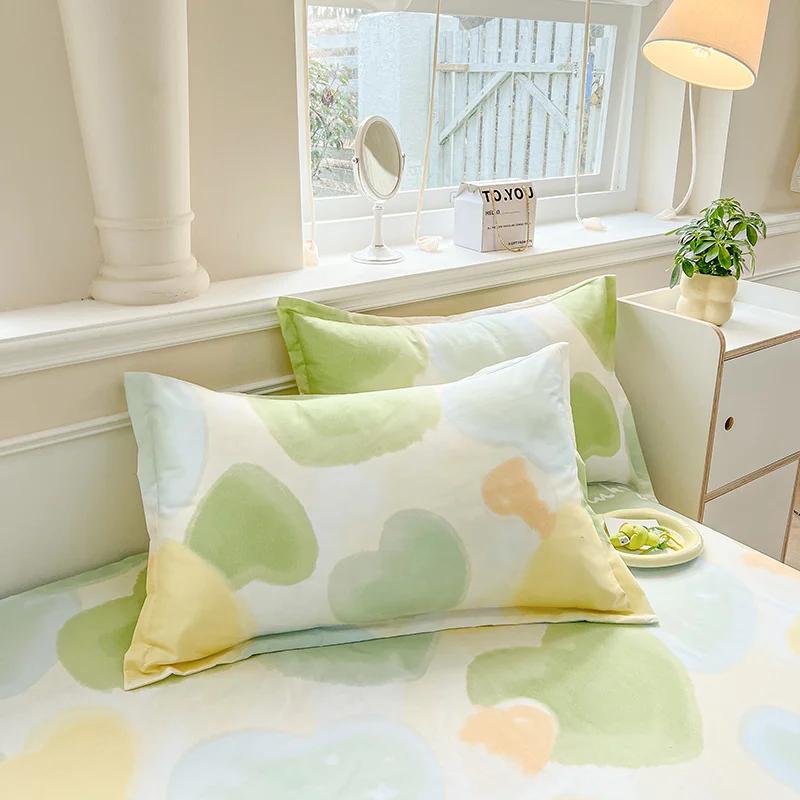 Pillowcase Cartoon Style Pillow Cover Printed Pillowslip 2pcs or 1pcs Rectangle Cushion Cover 48x74cm Pillow Case Funda Almohada High Quality