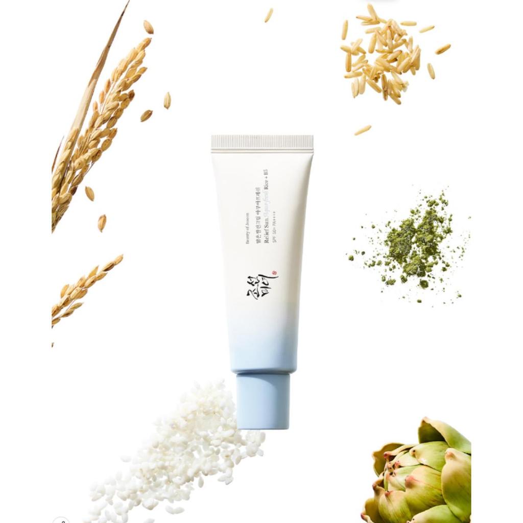 Beauty of Joseon Relief Sun Aqua-fresh : Rice + Seed Panthenol (SPF50+ PA++++) 50ml - Ultra-Lightweight & Hydrating Daily Sunscreen