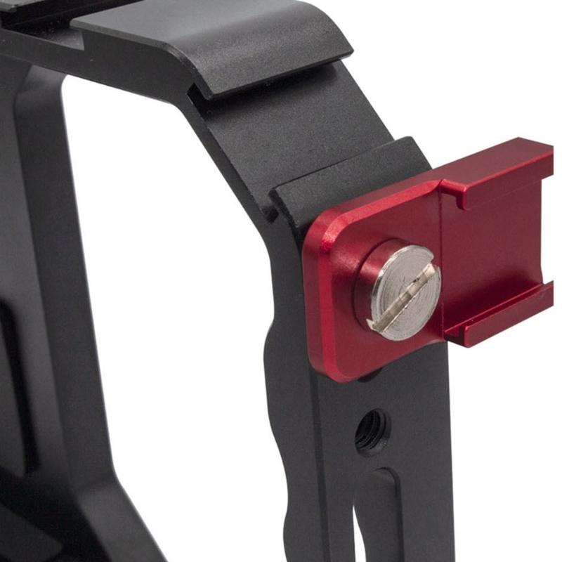 Universal DSLR Camera Mount Adapters Aluminum Alloy 1/4inch Screw Hole For Microphones LED Light Rig Access Tripods Compatibility