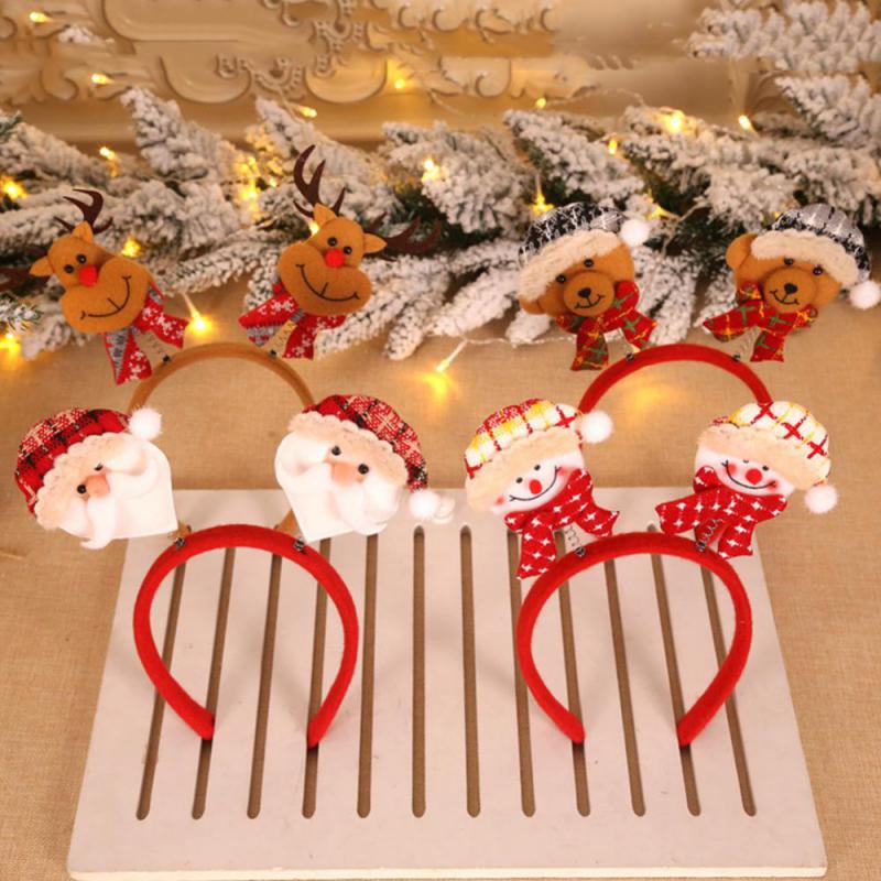 Christmas Headband Reusable Merry Christmas Decoration Comfortable And Not Tight To Wear Fashion Christmas And New Year Gifts