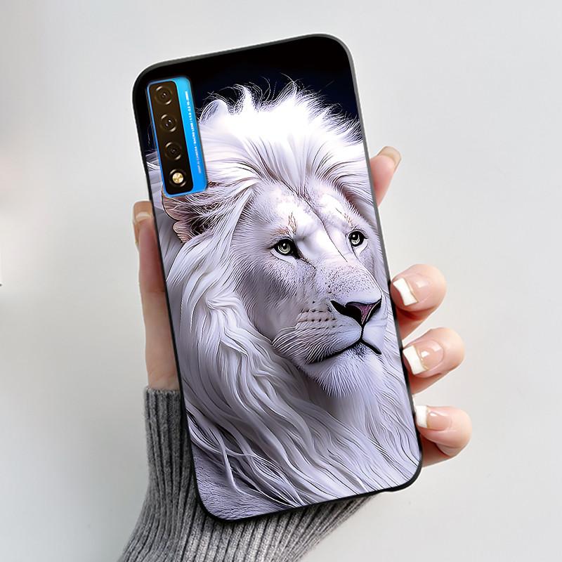 Case For TCL 20S 20L 20L+ 20 Pro 5G Luxury Cute Love Rabbit Funny Black Soft Silicone Phone Case For TCL20 20Pro 5G Back Cover