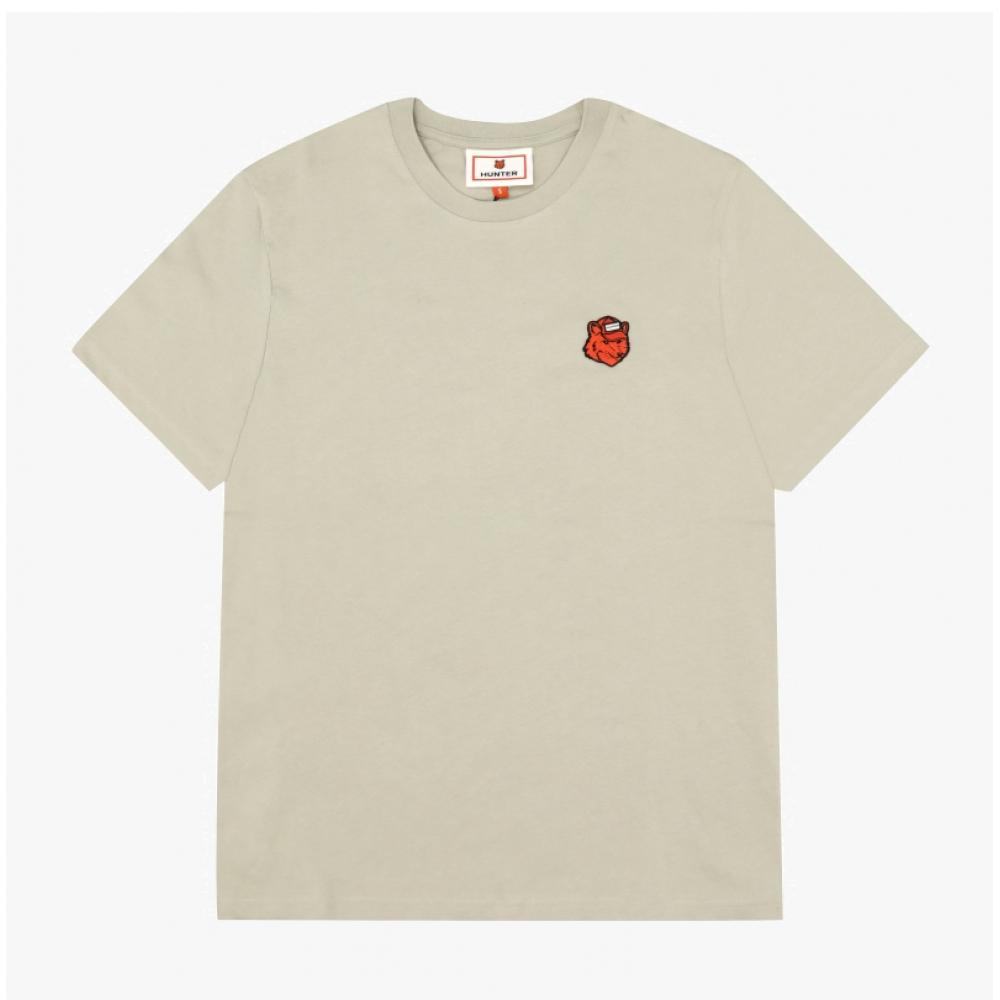 Maison KiTsune HunTer Fox Head PaTch Unisex T shirT Haru0011252