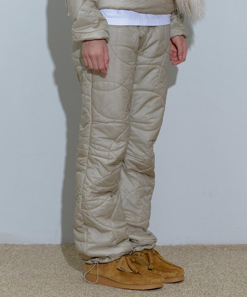 SCULPTOR Primaloft® Quilted Pants D.Beige