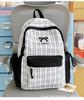 Schoolbag new Japanese plaid female college student schoolbag high value junior high school high school students large capacity cute bow back