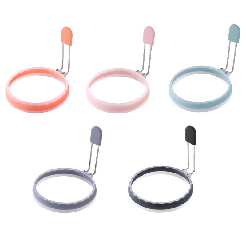 Round Silicone Egg & Pancake Ring Mold Set